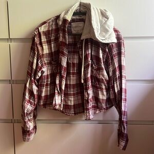 Cropped flannel from American Eagle